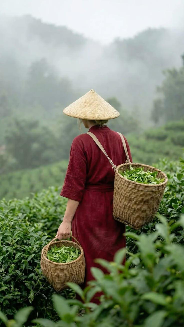 Cảnh quan vùng trà, ảnh tham khảo định hướng thị giác
